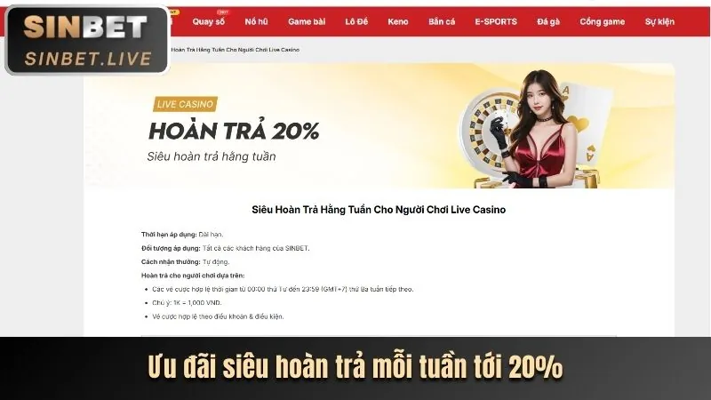 Chương trình VIP Saobet